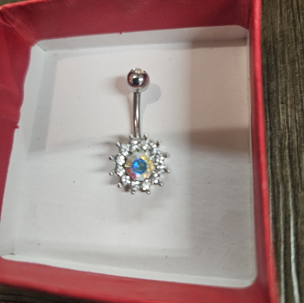 Christmas Bellybutton Rings Set of Four - Picture 7 of 7